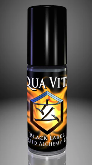 bottle of pheromone cologne called aqua vitae for men