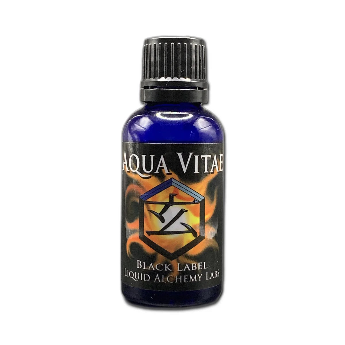 Bottle of pheromone product labeled AQUA VITAE™ for Men