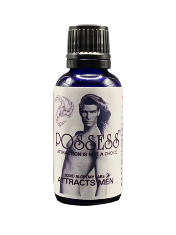 Bottle of Pheromone Perfume for Women labeled POSSESS
