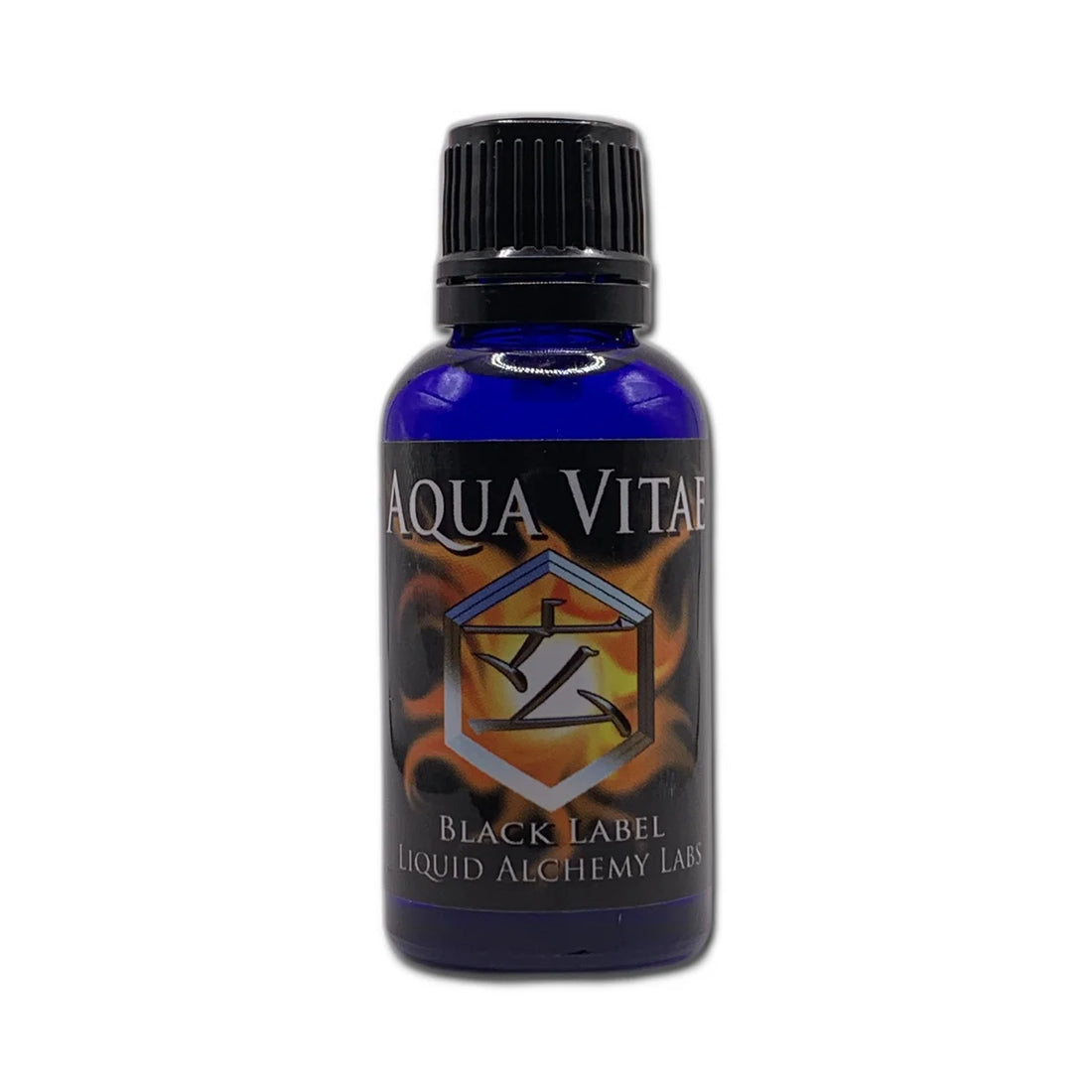 Bottle of pheromone product labeled AQUA VITAE™ for Men