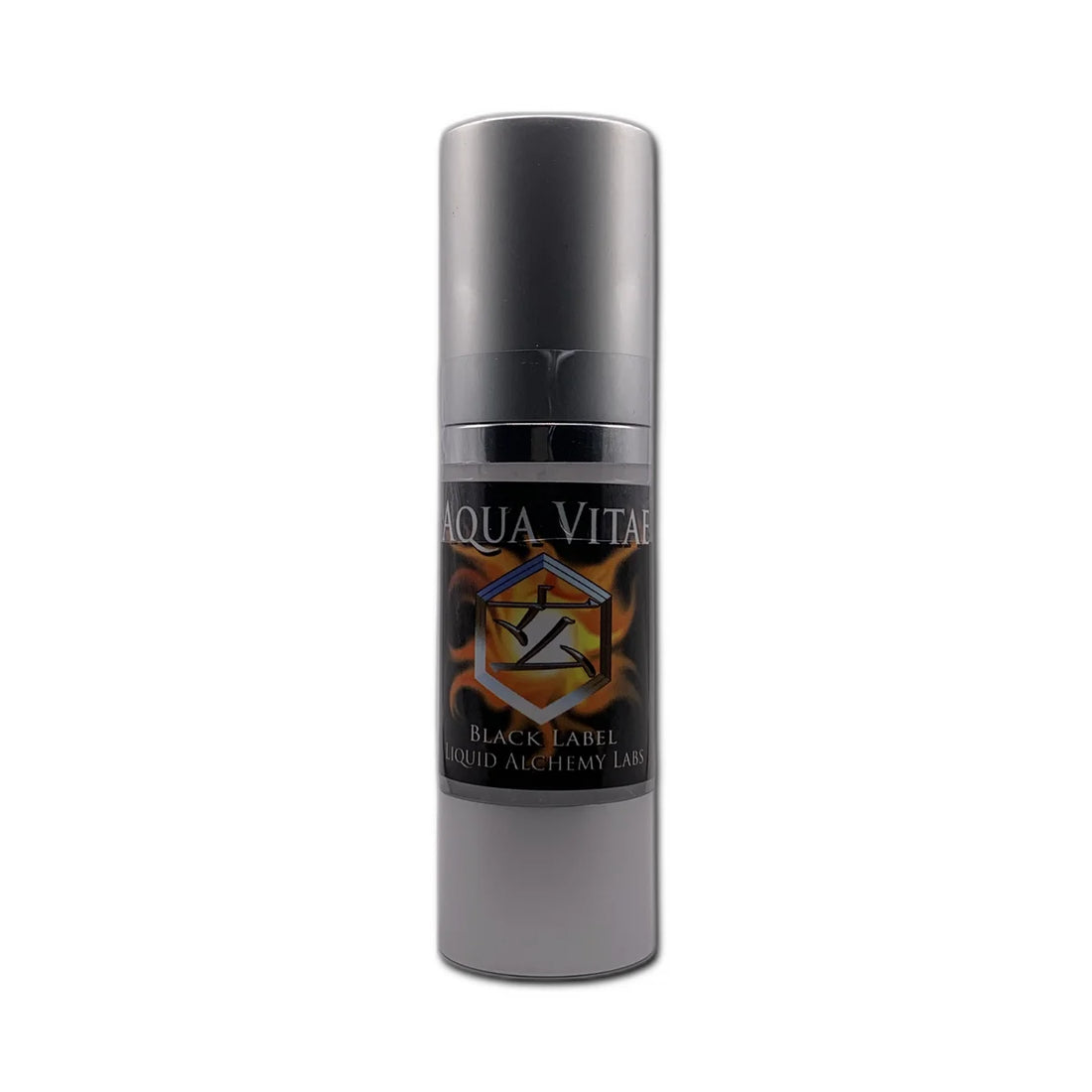 Bottle of pheromone product labeled AQUA VITAE™ for Men