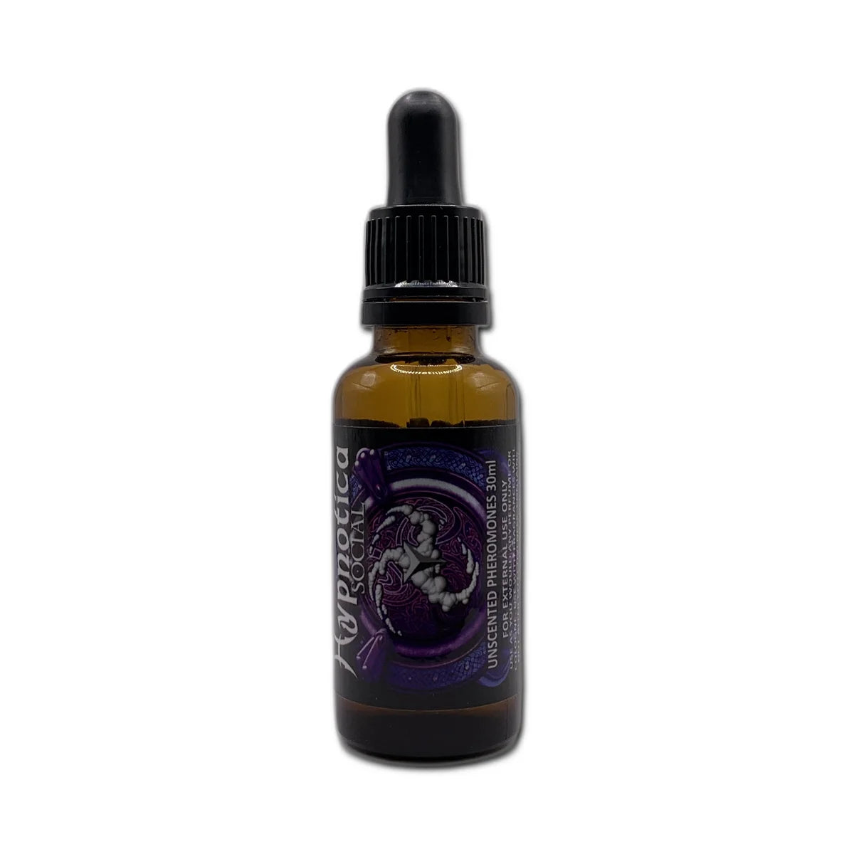 Bottle of pheromone product labeled HYPNOTICA™ Social