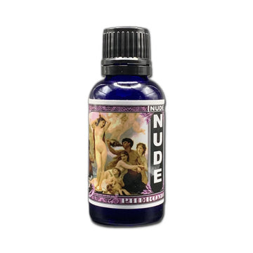 Bottle of pheromone product labeled NUDE™ for Women