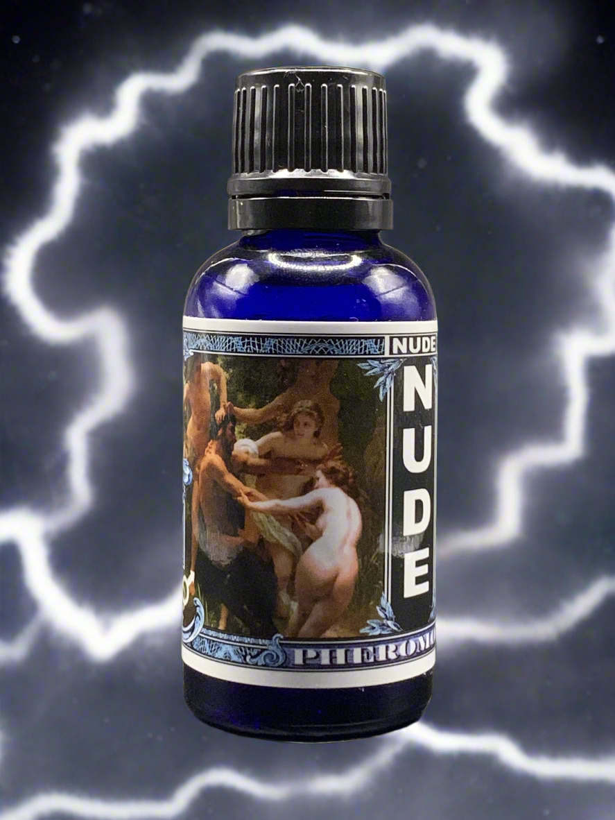 NUDE pheromone cologne bottle by Liquid Alchemy Labs