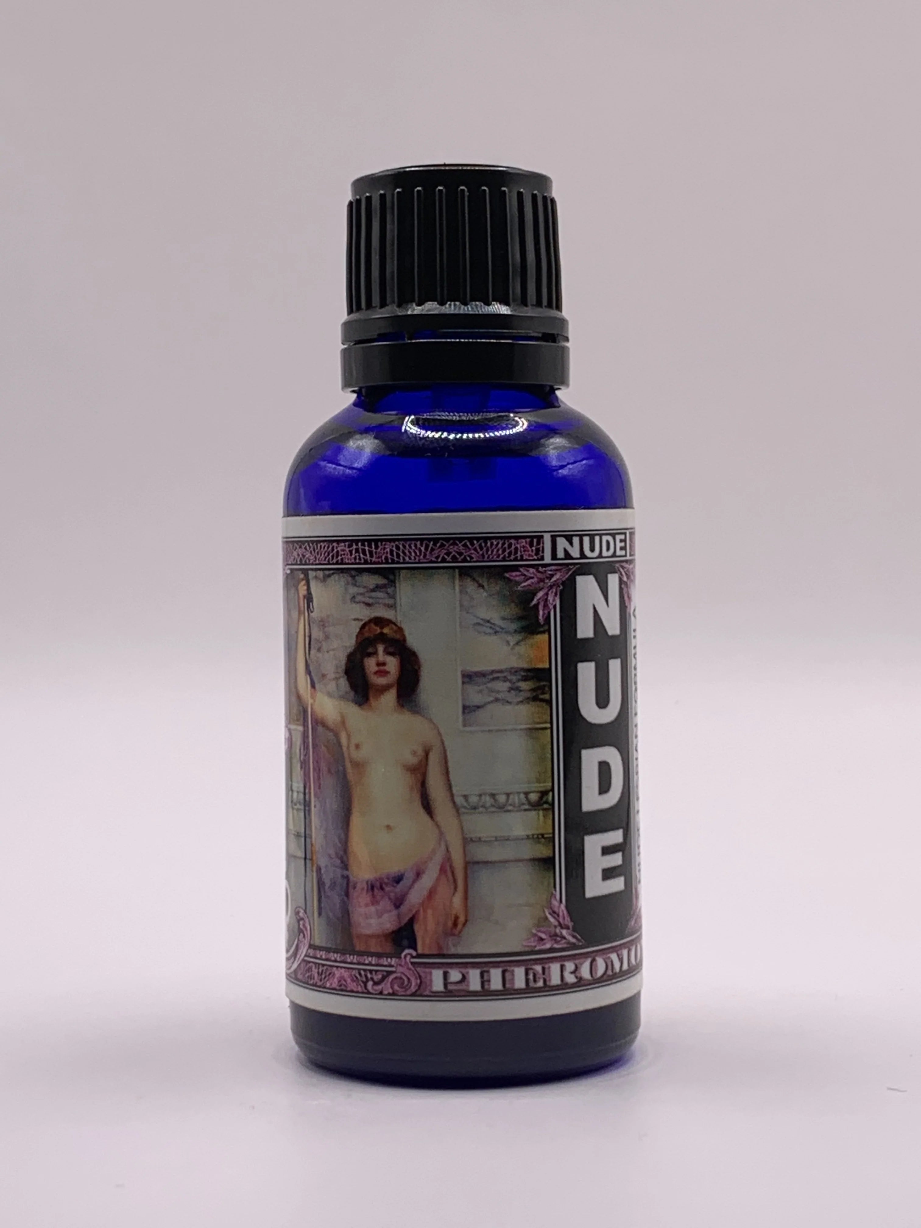 Pheromone Perfume for Women bottle labeled NUDE for women