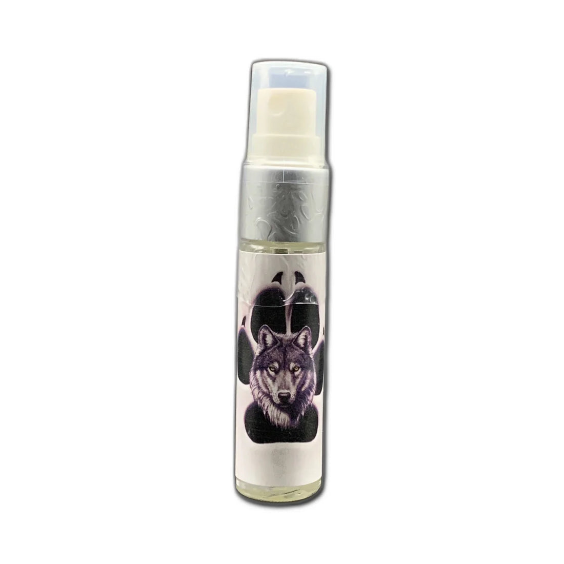Bottle of pheromone product labeled SHE-WOLF™ for Women