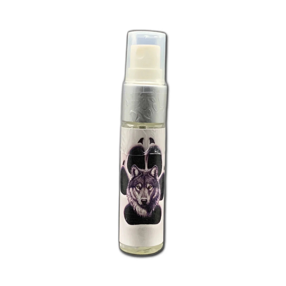 Bottle of pheromone perfume labeled SHE-WOLF™ for Women