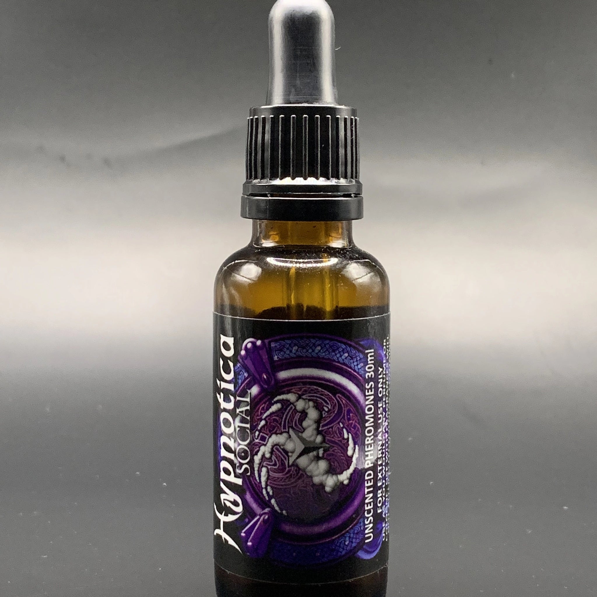 bottle of social pheromone oil hypnotica with beta androstenol