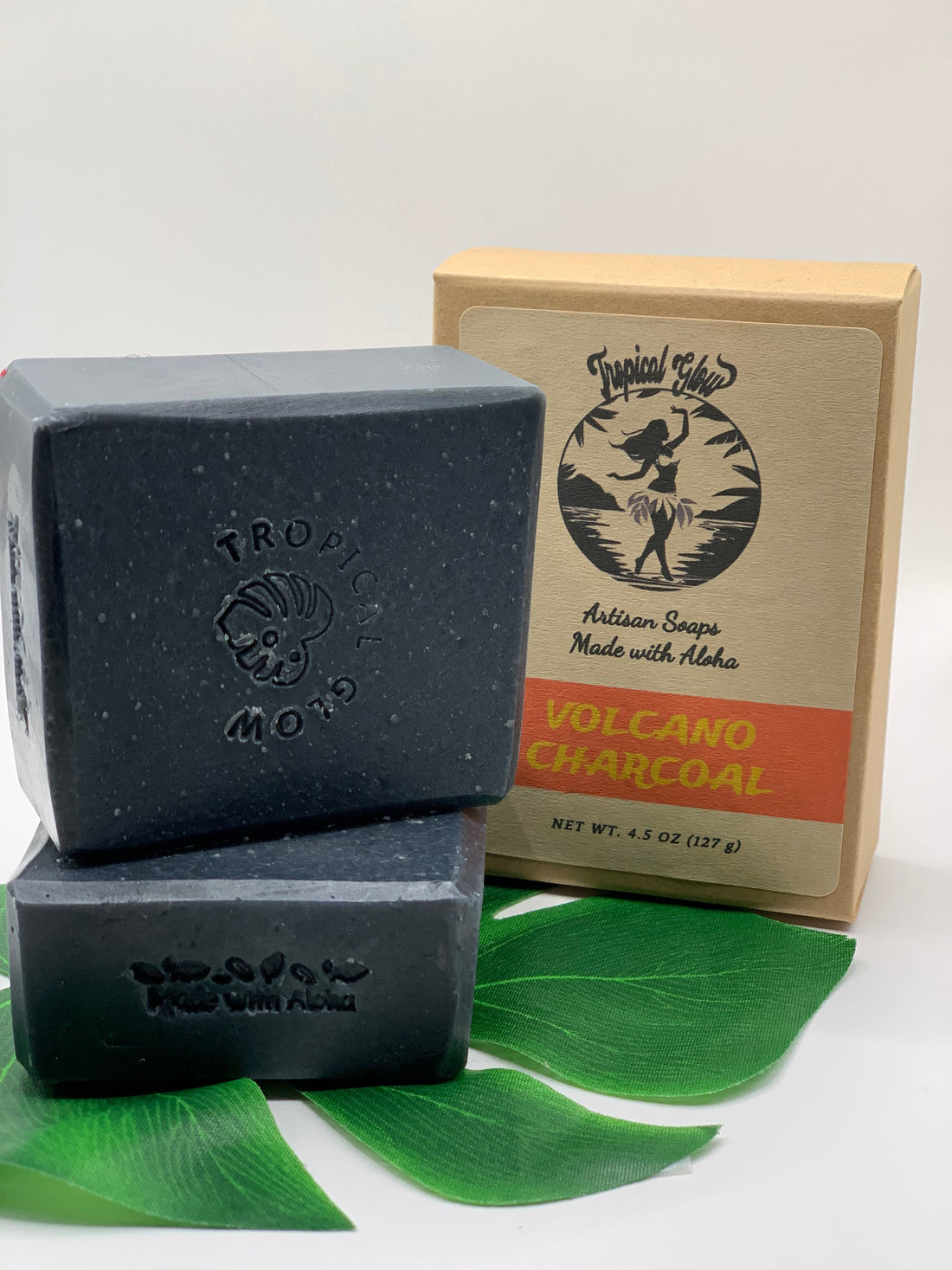 Volcano Charcoal cold process soap