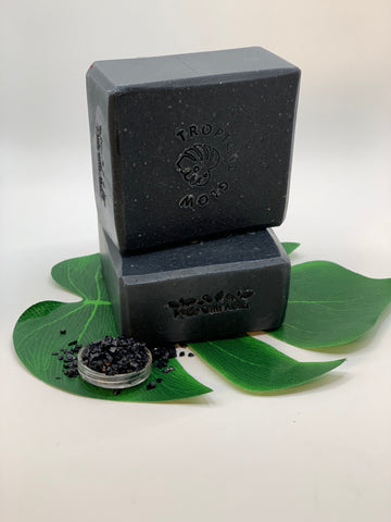 Volcano Charcoal cold process soap