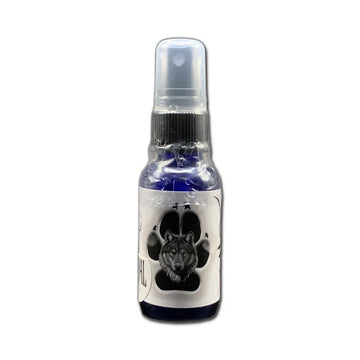 Bottle of pheromone product labeled WOLF™ Original for Men