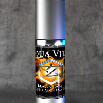 bottle of aqua vitae cologne in gel format. cylindrical tube.