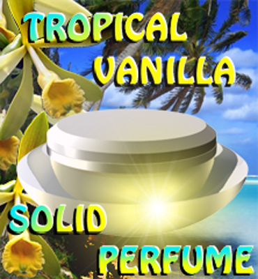 TROPICAL VANILLA™ Solid Copulins Perfume SCENTED Pheromones Cologne Bottle - Royal Pheromones